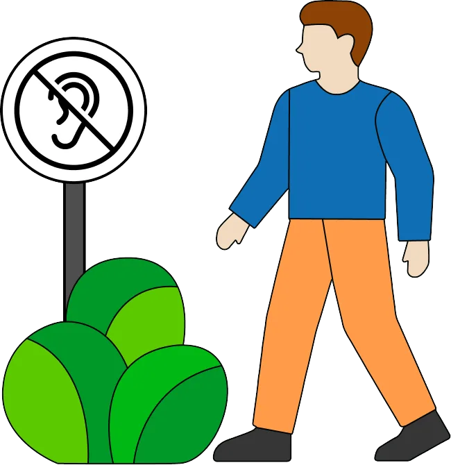 Attendees with hearing and speech impairments